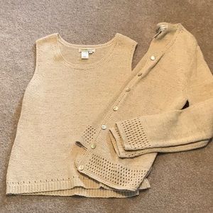 Cardigan sweater set
